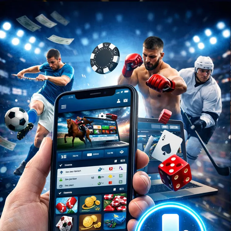 A person setting limits on a tablet, symbolizing responsible gaming