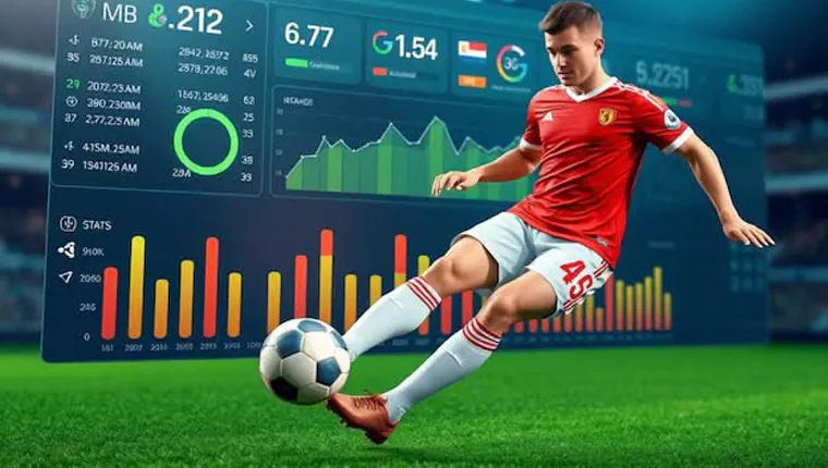 Dice and playing cards with a digital interface, symbolizing fair play and RNG